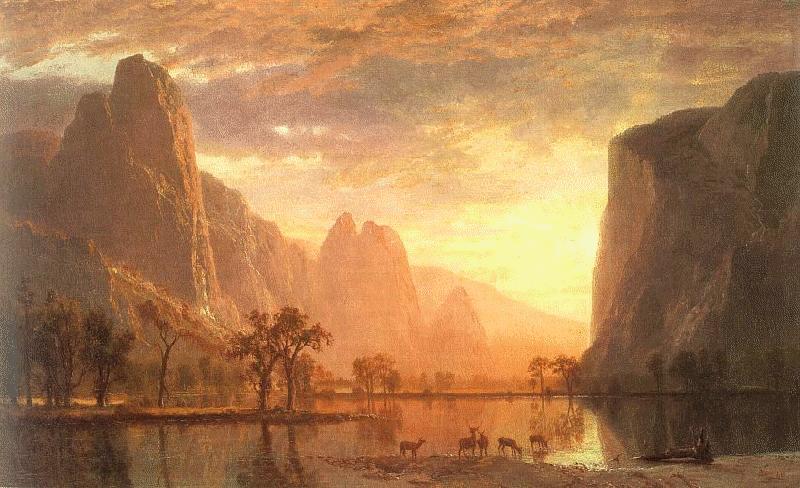Albert Bierstadt Valley of the Yosemite